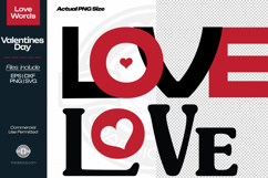 Love Word Typography Product Image 2