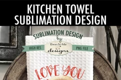 Valentine Sloth | Love You More Than Naps Towel Design Product Image 2