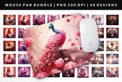 Loving Bird Mouse Pad Design | Mouse Pad Sublimation PNG Product Image 1