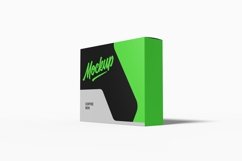 Low Angle View of Coffee Box Mockup Product Image 2