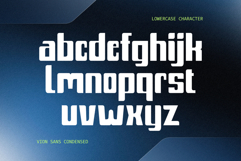 Vion - Modern Condensed Extrude Logo Font Product Image 6
