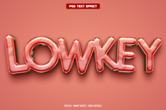 Lowkey 3D editable text effect Product Image 1