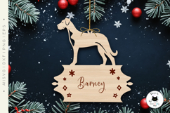 Personalized Christmas Dog Ornaments Laser Cut Vol.1 Product Image 2