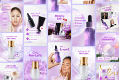 Purple Beauty Instagram Templates | Canva Pro Product Image 4