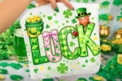 Luck St Patrick's Day PNG, Lucky Day PNG, Irish PNG, Clover Product Image 3
