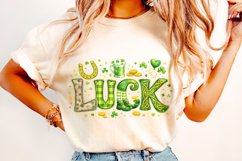 Luck St Patrick's Day PNG, Lucky Day PNG, Irish PNG, Clover Product Image 4