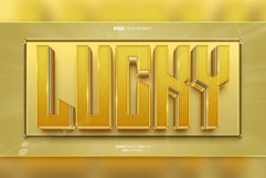 Lucky 3D editable text effect Product Image 1
