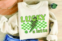 Lucky A Latte SVG Design Product Image 3