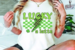 Lucky A Latte SVG Design Product Image 2