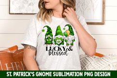 Lucky and Blessed - St. Patrick's Day Sublimation Product Image 1