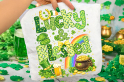 Lucky And Blessed PNG, St Patrick's Day PNG, Irish PNG, Luck Product Image 2