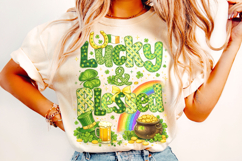 Lucky And Blessed PNG, St Patrick's Day PNG, Irish PNG, Luck Product Image 3