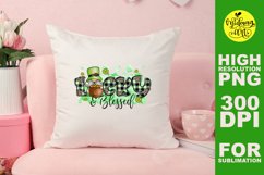 Lucky and blessed png, st. patrick&#039;s day sublimation Product Image 2
