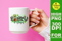 Lucky and blessed png, st. patrick&#039;s day sublimation Product Image 3