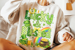 Lucky And Blessed PNG, St Patrick's Day PNG, Irish PNG, Luck Product Image 4