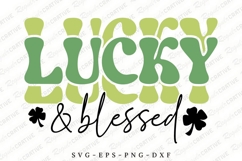 Lucky And Blessed SVG Design Product Image 1