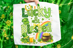 Lucky And Blessed PNG, St Patrick's Day PNG, Irish PNG, Luck Product Image 6