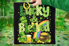 Lucky And Blessed PNG, St Patrick's Day PNG, Irish PNG, Luck Product Image 7