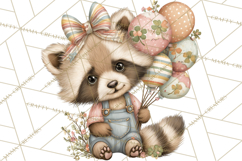 Lucky Animals Clipart PNG, Shamrock Pets Printable Product Image 2