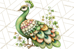 Lucky Animals Clipart PNG, Shamrock Pets Printable Product Image 3