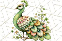Lucky Animals Clipart PNG, Shamrock Pets Printable Product Image 3