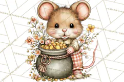 Lucky Animals Clipart PNG, Shamrock Pets Printable Product Image 5