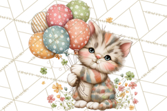 Lucky Animals Clipart PNG, Shamrock Pets Printable Product Image 5
