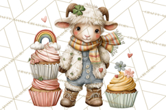 Lucky Animals Clipart PNG, Shamrock Pets Printable Product Image 5