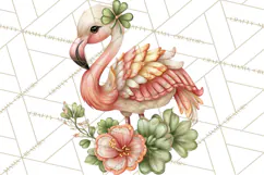 Lucky Animals Clipart PNG, Shamrock Pets Printable Product Image 4