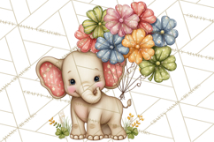 Lucky Animals Clipart PNG, Shamrock Pets Printable Product Image 4