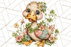 Lucky Animals Clipart PNG, Shamrock Pets Printable Product Image 5