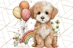 Lucky Animals Clipart PNG, Shamrock Pets Printable Product Image 4