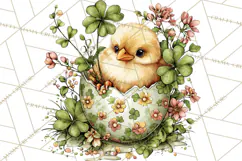 Lucky Animals Clipart PNG, Shamrock Pets Printable Product Image 2