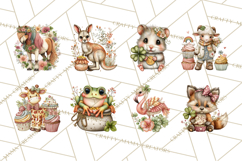 Lucky Animals Clipart PNG, Shamrock Pets Printable Product Image 7