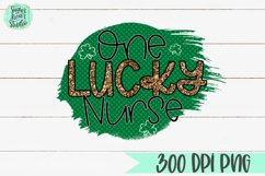One Lucky Nurse | A St. Patrick&#039;s Day PNG Product Image 2