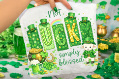 Not Lucky Simply Blessed St Patrick's Day PNG, Irish PNG Product Image 2