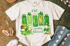 Not Lucky Simply Blessed St Patrick's Day PNG, Irish PNG Product Image 5