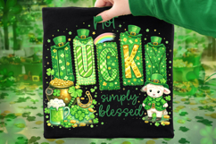 Not Lucky Simply Blessed St Patrick's Day PNG, Irish PNG Product Image 7