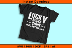 Lucky Bocce Shirt Do Not Wash SVG | Funny Bocce Player Gift Product Image 2