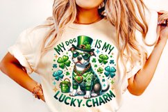 St Patrick&#039;s Day Dog PNG, My Dog Is My Lucky Charm PNG, Dog Product Image 1