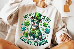 St Patrick&#039;s Day Dog PNG, My Dog Is My Lucky Charm PNG, Dog Product Image 2