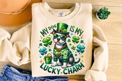 St Patrick&#039;s Day Dog PNG, My Dog Is My Lucky Charm PNG, Dog Product Image 3