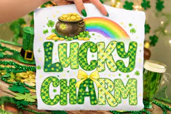 Lucky Charm St Patrick's Day PNG, Irish PNG, Shamrock PNG Product Image 2