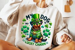 St Patrick&#039;s Day Dog PNG, My Dog Is My Lucky Charm PNG, Dog Product Image 2
