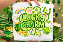Lucky Charm St Patrick's Day PNG, Irish PNG, Shamrock PNG Product Image 2