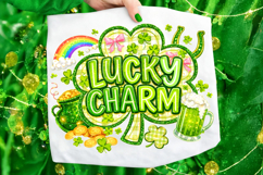 Lucky Charm St Patrick's Day PNG, Irish PNG, Shamrock PNG Product Image 1