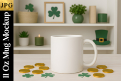 Lucky Clover Mug Mockup  