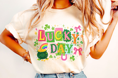 Lucky Day PNG, St Patrick's Day PNG, Irish PNG, Shamrock PNG Product Image 3