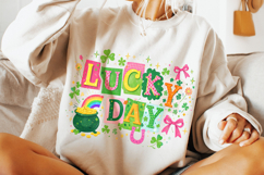 Lucky Day PNG, St Patrick's Day PNG, Irish PNG, Shamrock PNG Product Image 4