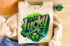 St Patricks Day PNG, Lucky Day PNG, Shamrock PNG, Lucky PNG Product Image 3